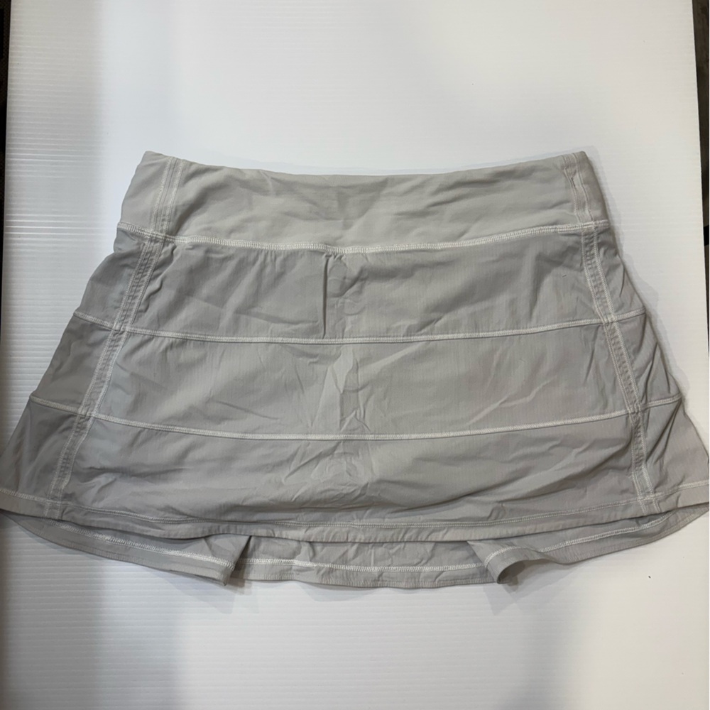 Lululemon Athletica Gray Pace Rival Skirt